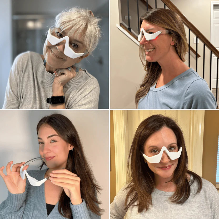 Revive Eyes® 2-i-1 rødt lysterapi + EMS for å fjerne poser under øynene